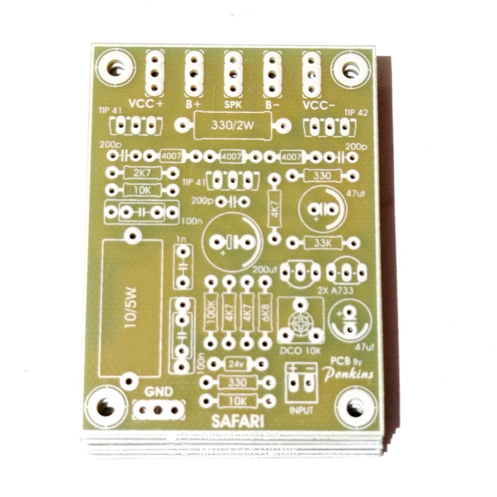 PCB DRIVER SAFARI MINI FIBER FR4/FR2