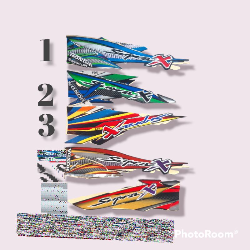 stiker supra striping supra x 100