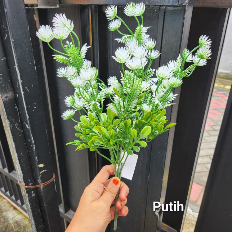 Bunga renda ratu / bunga hias buket artificial