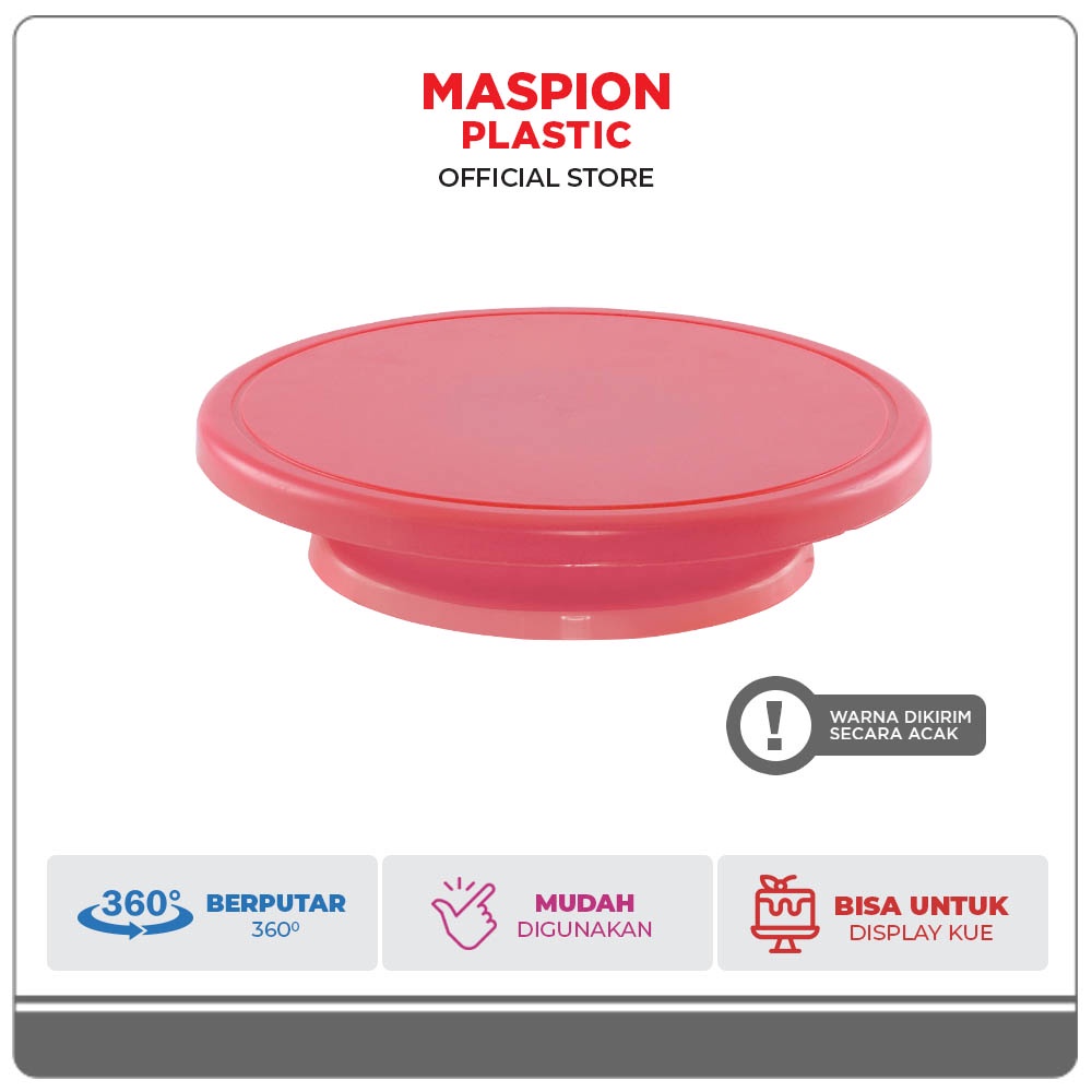 Maspion Alas Tatakan Kue Plastik Rotary Cake