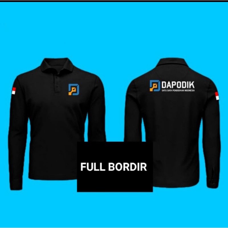 baju kaos dapodik seragam dapodik kaos kerah terbaru dan terlaris