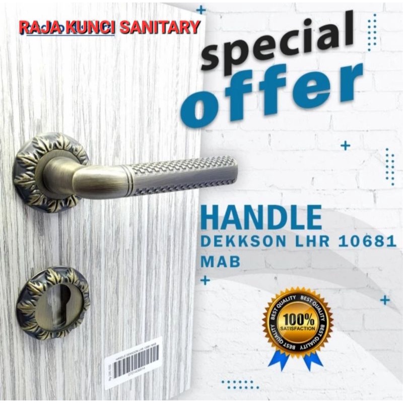 DEKKSON - Gagang Pintu /Handle Dekkson LHR 10681 MAB ANTIK/KLASIK