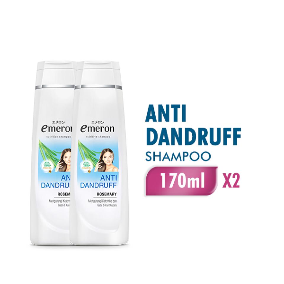 Emeron Shampoo Dandruff Control Botol 170ml x2