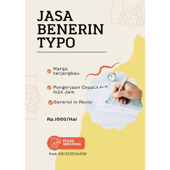 

Jasa Perbaikan Typo Pada File Word