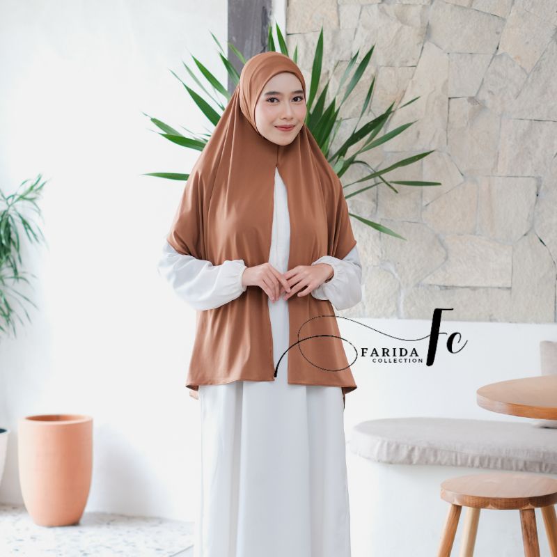 Pashmina jersey Oval belakang non Ped // Hijab pashmina jersey premium