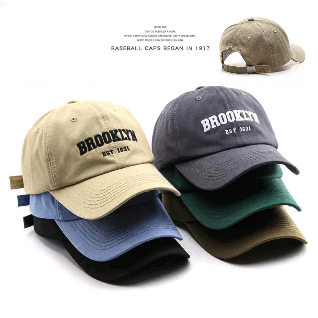 Topi Baseball Unisex Cap Bordir ARETHGREAT Bahan rafel