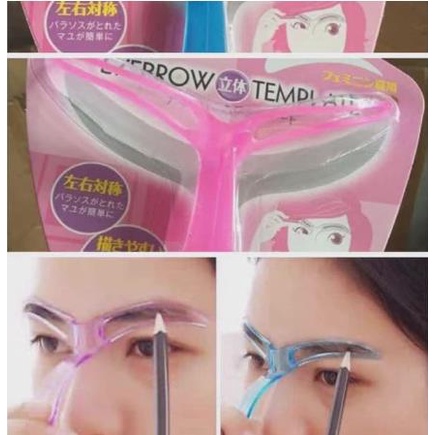 ^ KYRA ^ Cetakan Alis Gagang Eyebrow Template - Kualitas Bagus