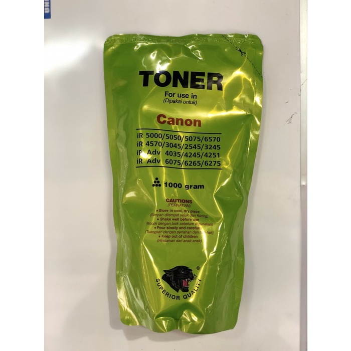 

TINTA FOTOCOPY TONER CANON BLACK PANTER & SUPERIOR QUALITY