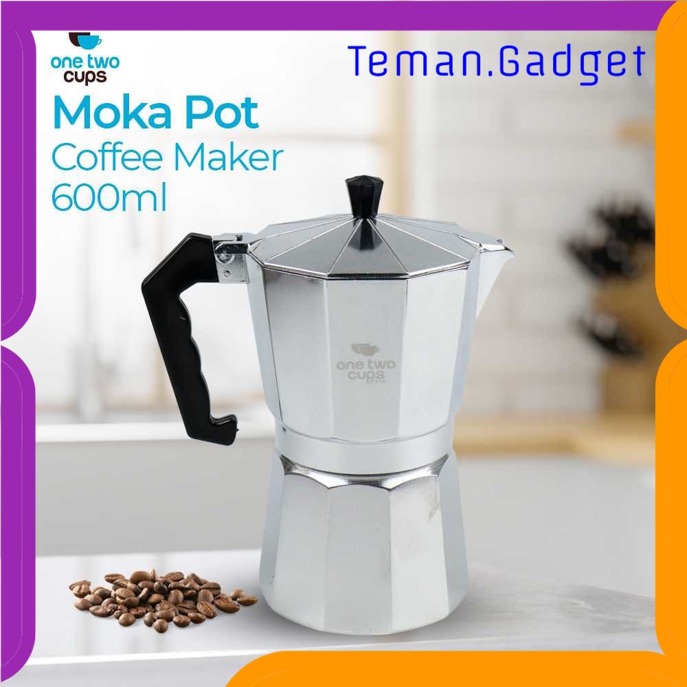 TG - DPR One Two Cups Espresso Coffee Maker Moka Pot Teko Stovetop Filter - JF112