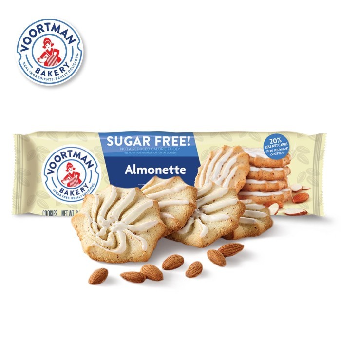 

Voortman Sugar Free Cookies Iced Almonette 227gr