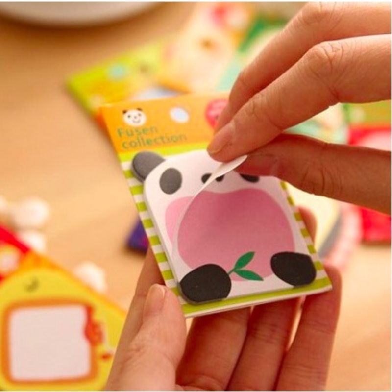 STICKY NOTE KARAKTER ANIMAL MURAH MEMO TEMPEL MOTIF HEWAN LUCU