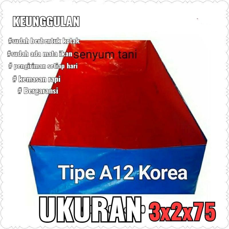 KOLAM TERPAL KOREA A12 UKURAN 3x2x75