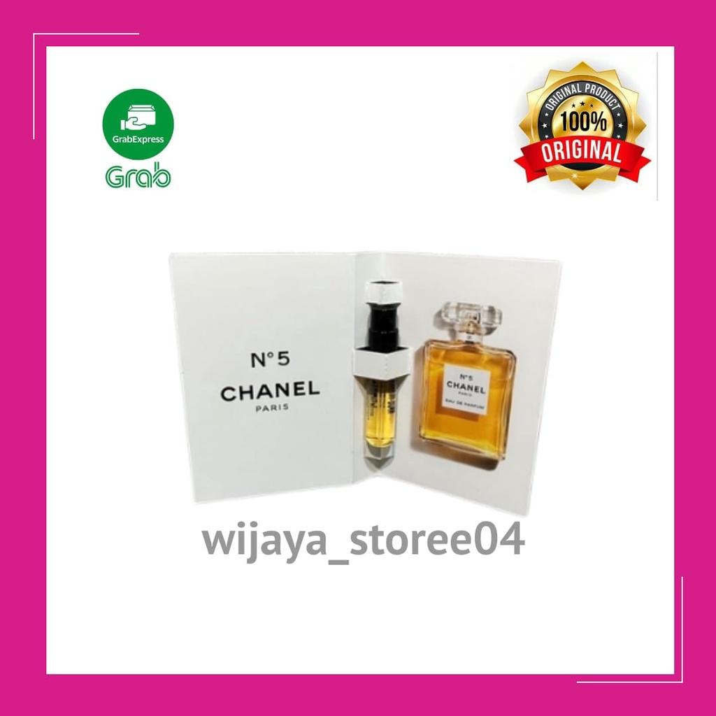 VIAL PARFUM CHANEL NO 5 EDP FOR WOMEN 2ML ORIGINAL