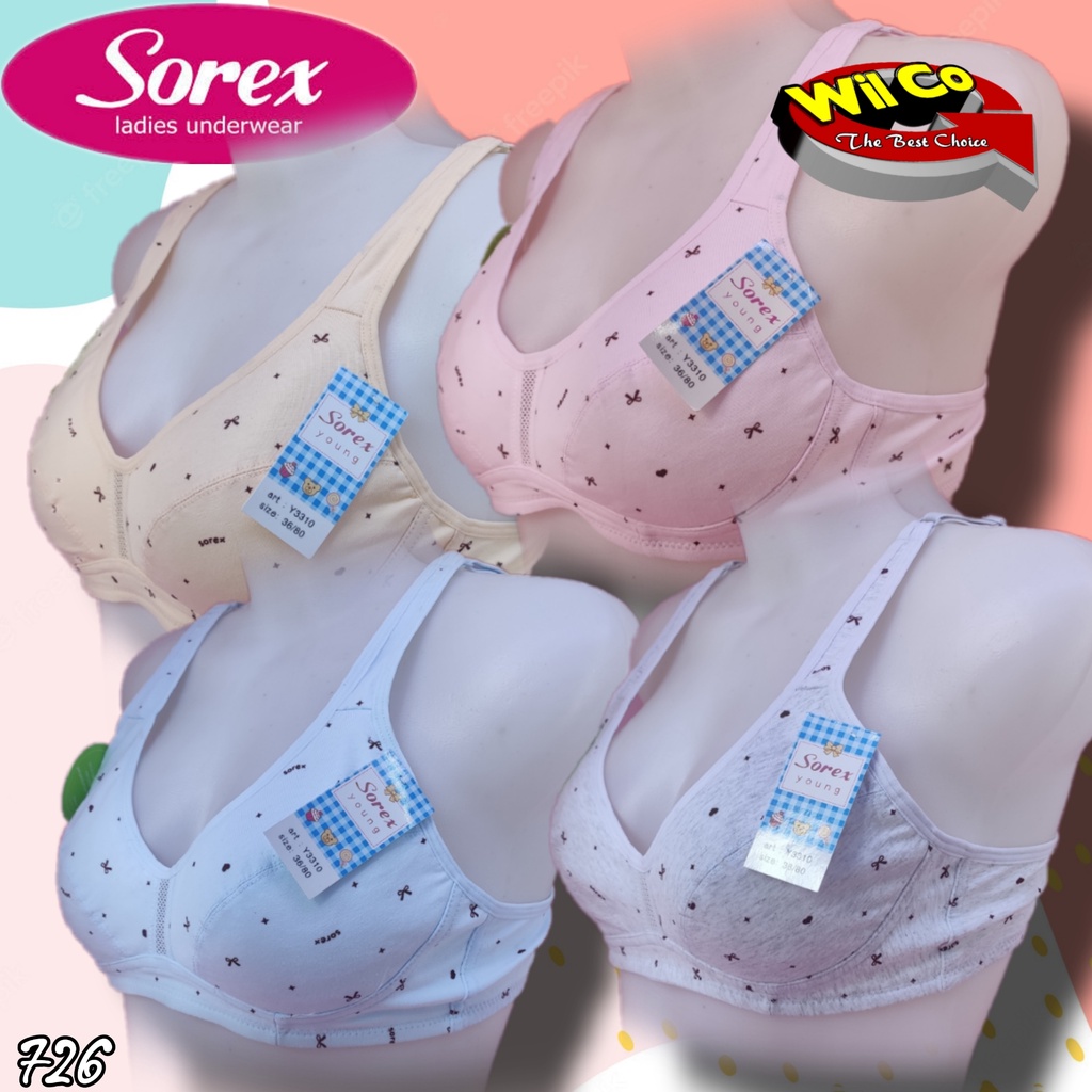 K726 - [Harga Per 1 Pcs] BRA/BH ANAK REMAJA WANITA PAKAIAN DALAM ANAKSOREX BUSA TIPIS TANPA KAWAT  DUA PENGAIT