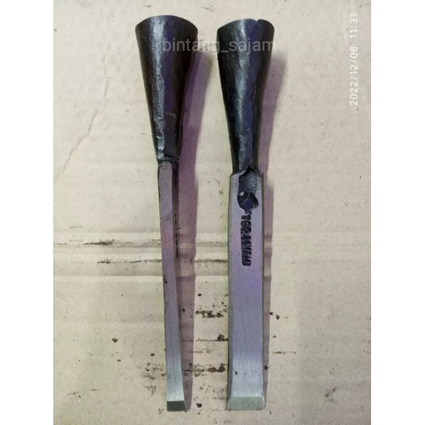 pahat tatah kayu 1 set(1 dan 2 cm).