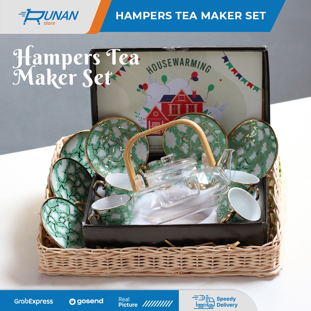 

Hampers Tea Maker Set - Parcel Natal - Kado Hadiah House Warming Gift Imlek Hampers