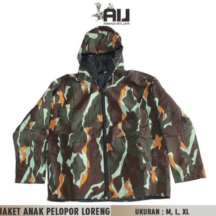 Jaket Anak Loreng Pelopor Brimob - Jaket Loreng