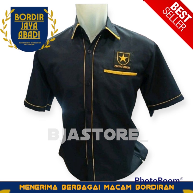 Baju Kemeja Partai Ummat free tambah nama