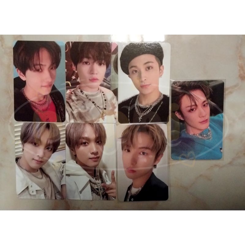 PHOTOCARD TRADING CARD MD LUGGAGE DREAMING JENO BIRU RENJUN HAECHAN MARK CHENLE JISUNG