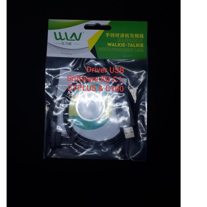 Baru KABEL USB PROGRAMING HT WLN & SOFTWARE WLN KD C-1, C-1 PLUS, C-100