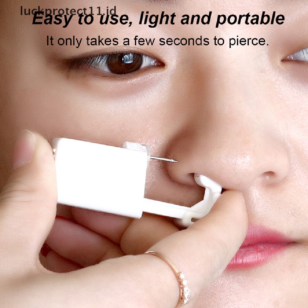 /Fashion Hot// Fashion// Disposable Painless Ear Nose Studs Alat Tusuk Steril.