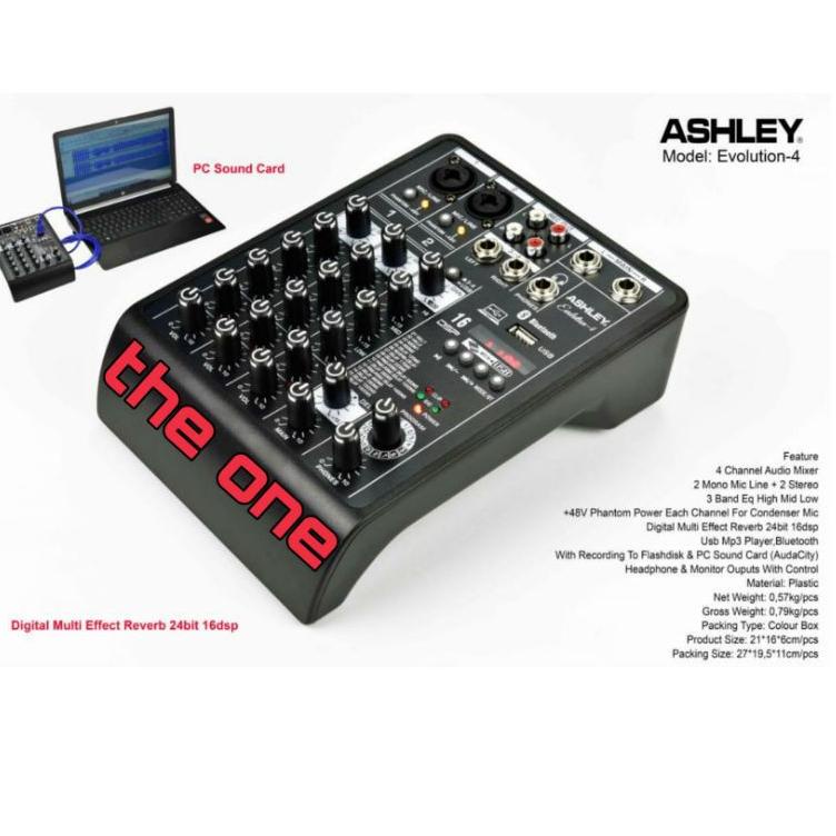 Harga Murah.. mixer audio ashley evolution 4 / evolution4