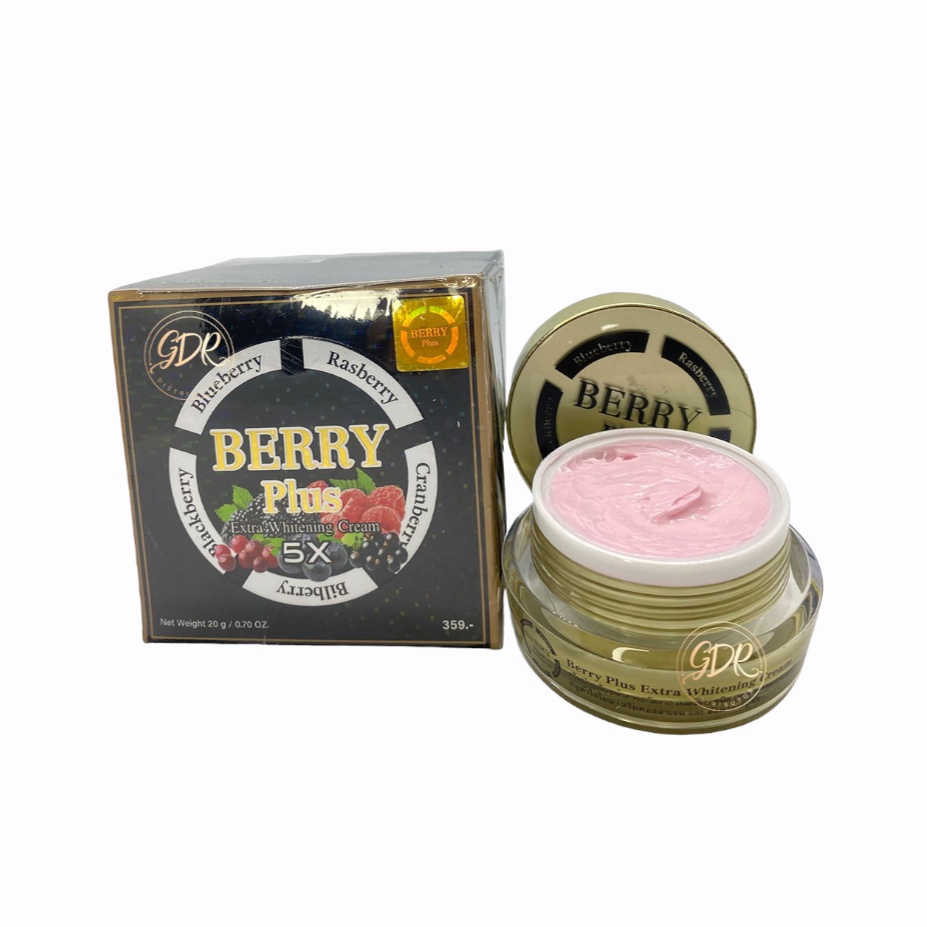 Jual 4K PLUS 5X Berry Plus Extra Whitening Cream Krim Malam Pemutih