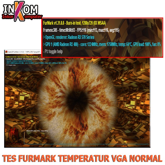 VGA CARD 570 AMD RADEON POWER COLOR DDR5 4GB 256 BIT GAMING