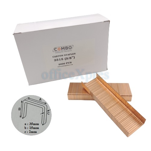 

Isi Staples Karton / Isi Staples Kardus 3515 (5/8") Combo