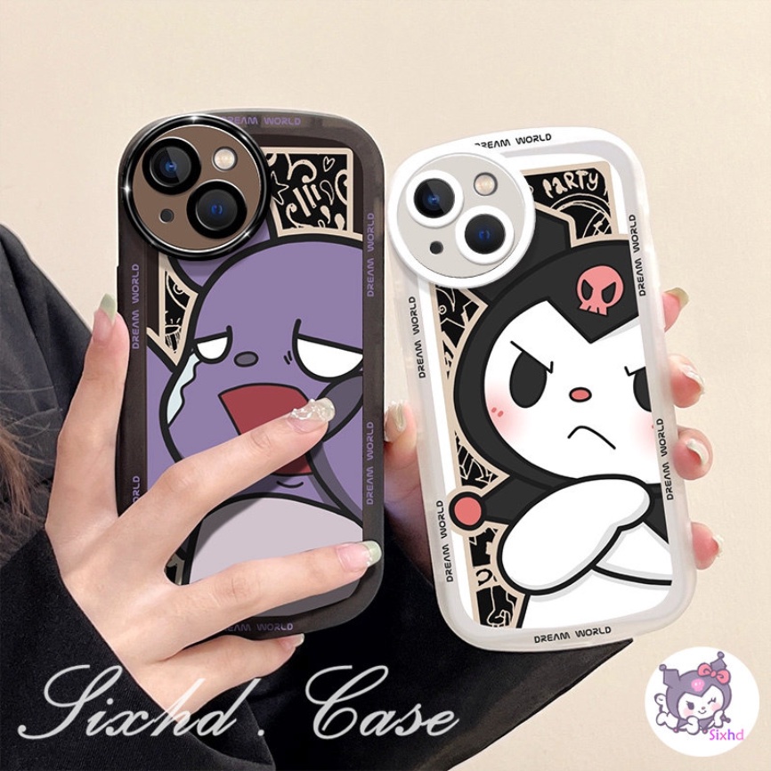 Redmi Note 12 11 11s 10 9 8Pro Redmi 12C 10C 10A 10 9T 9C 9A 9 A1 A1+ Xiaomi 11 Lite 12T 11TPro Mi Poco M3 X3Pro NFC Kartun Kekerasan Lori Kulomi Casing Ponsel Soft Big Eyes Cover