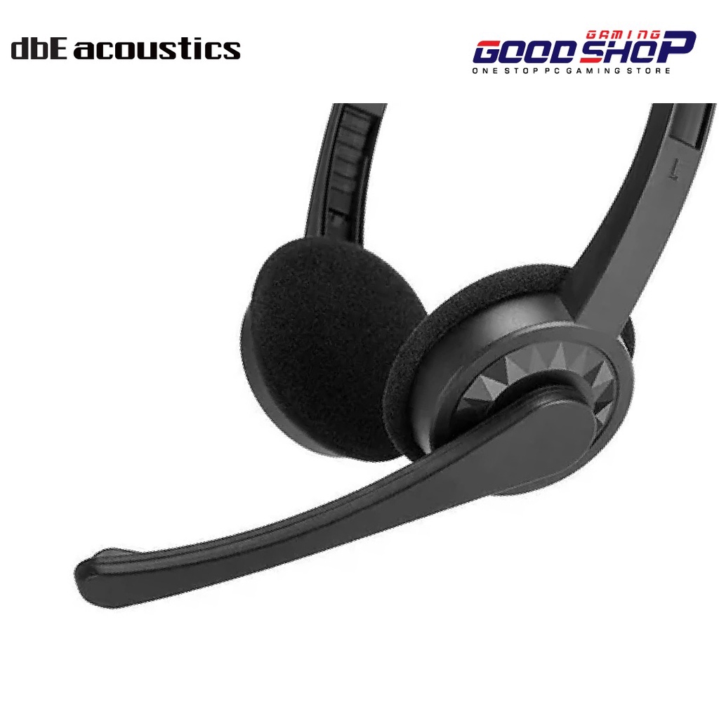 dbE HSO80 Lightweight Office Headset Gaming