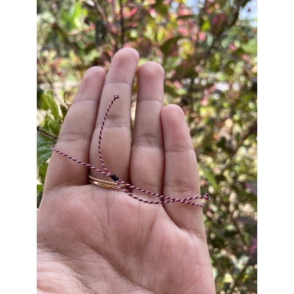 gelang Tridatu tipis 0,5mm size kantoran khas Bali Original premium