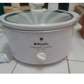 LANGSUNG ATC.. Miyako Slow Cooker SC400 - Putih / Miyako Slow Cooker SC 400 - Putih