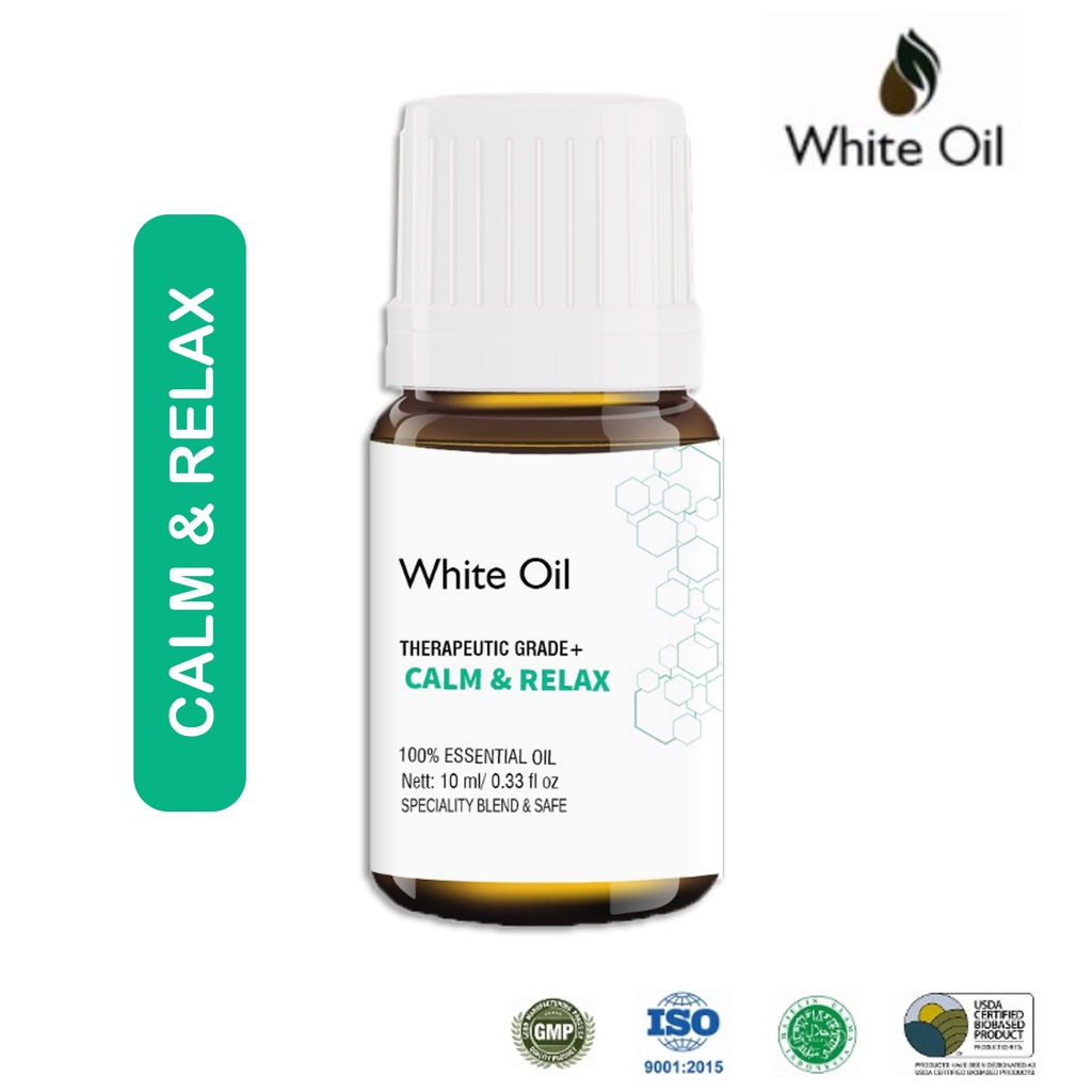 Calm &amp; Relax Essential Oil Aromaterapi By White Essential