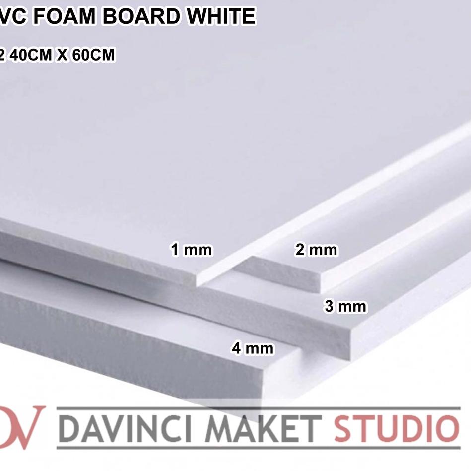 Sekarang Untung A2 PVC Foam Board - Karton PVC 1mm 2mm 3mm 4mm 5mm - 40cm x 60cm