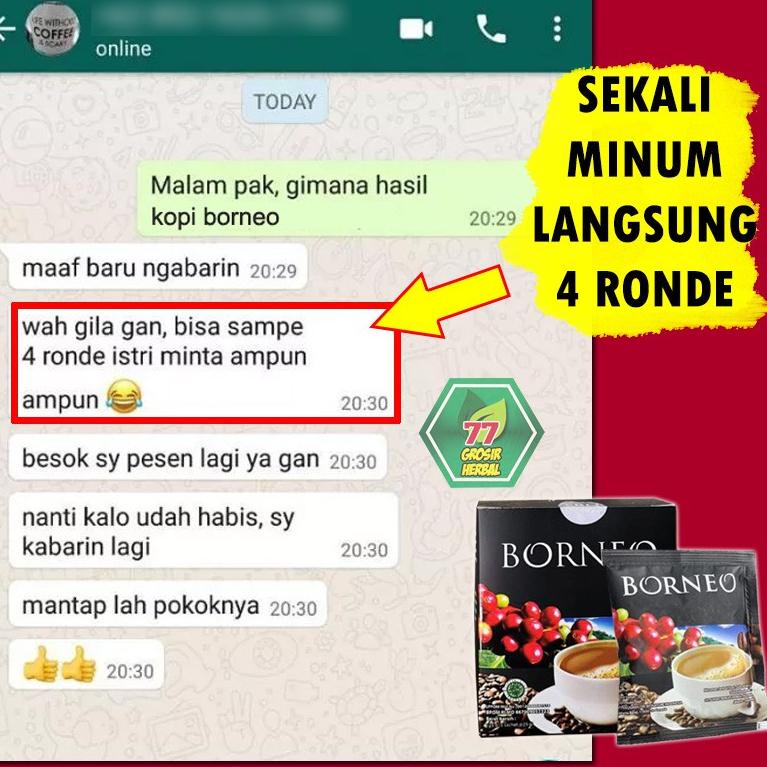 

(R-Y7Y-㊛) [COD] Kopi Borneo Premium Original BPOM Penambah Vitalitas Dan Penambah Gairah / Libido berkualitas