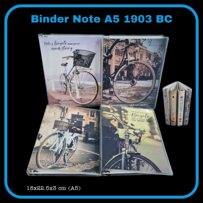 

SOS BINDER NOTE FANCY A5 / BINDERNOTE / BUKU RING / BUKU NOTE