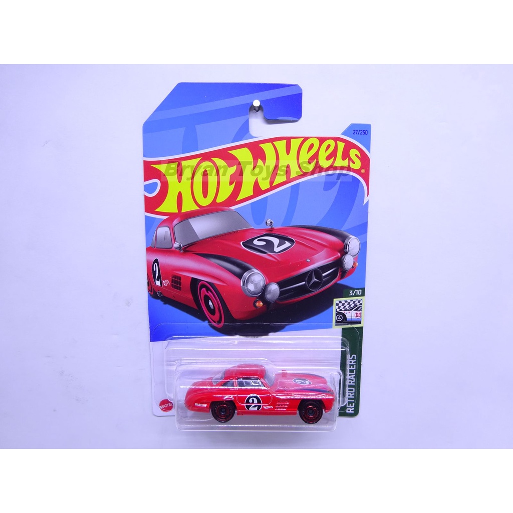 Hot Wheels Mercedes Benz 300 SL Merah No. 2