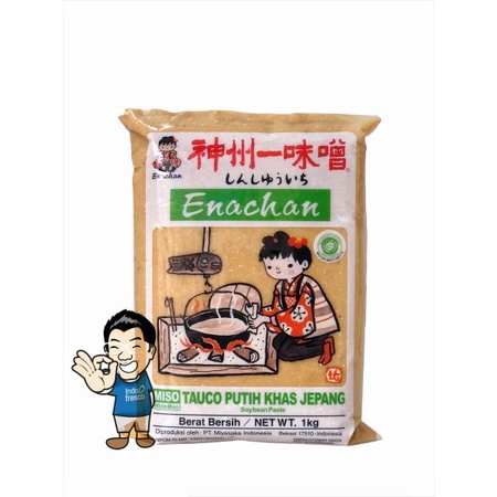 

Shinshuichi Enachan Shiro Miso Paste- Pasta Miso- Tauco Putih Jepang