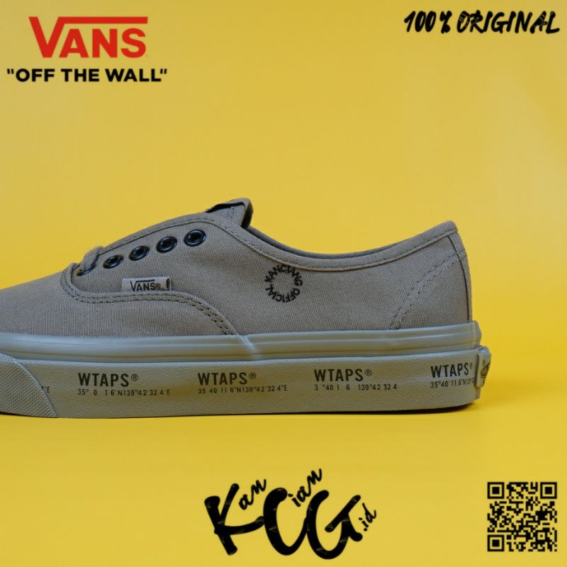 Vans Authentic WTAPS Olive Green 100% Original Bnib