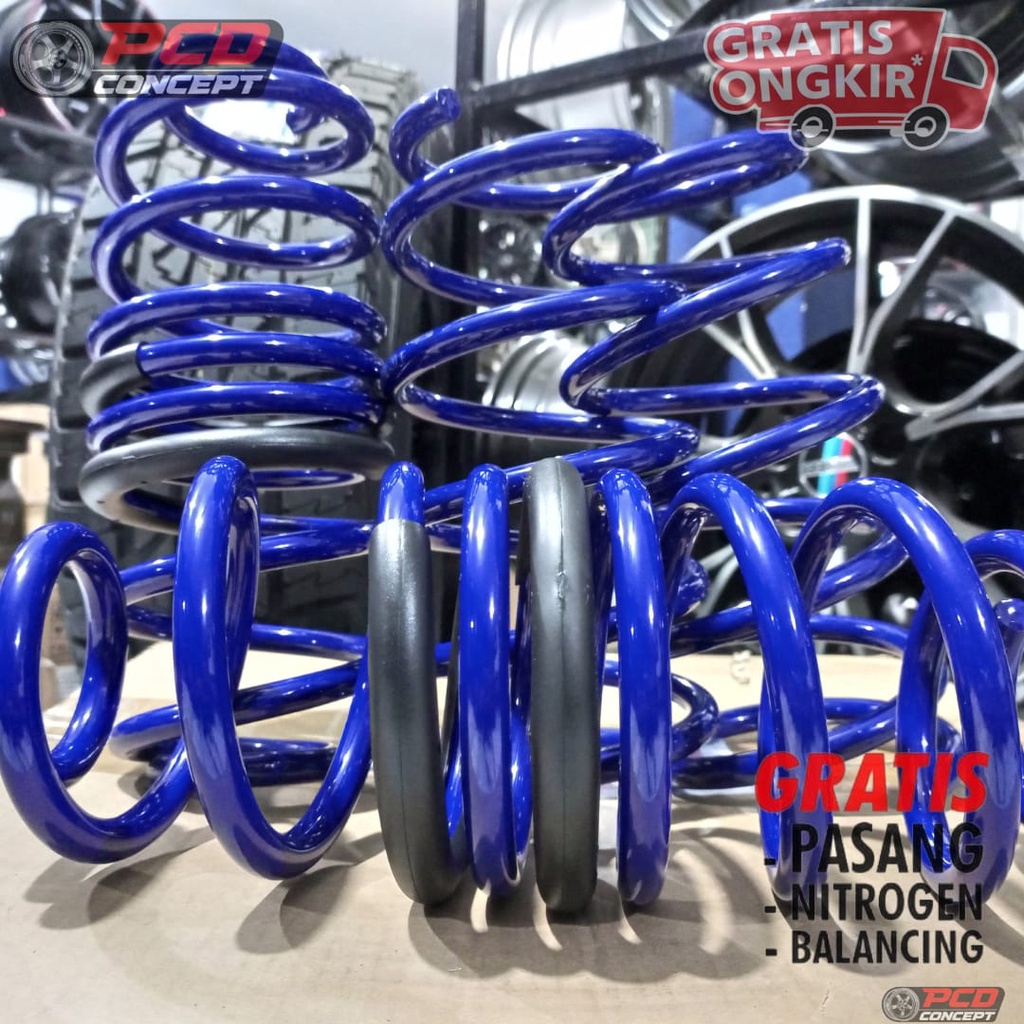 COIL SPRING XPANDER / LOWERING KIT HSR BUAT MITSUBISHI XPANDER BLUE