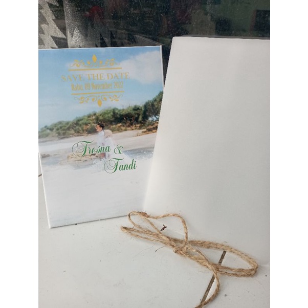 (bisa 10pcs) undangan hardcover satuan
