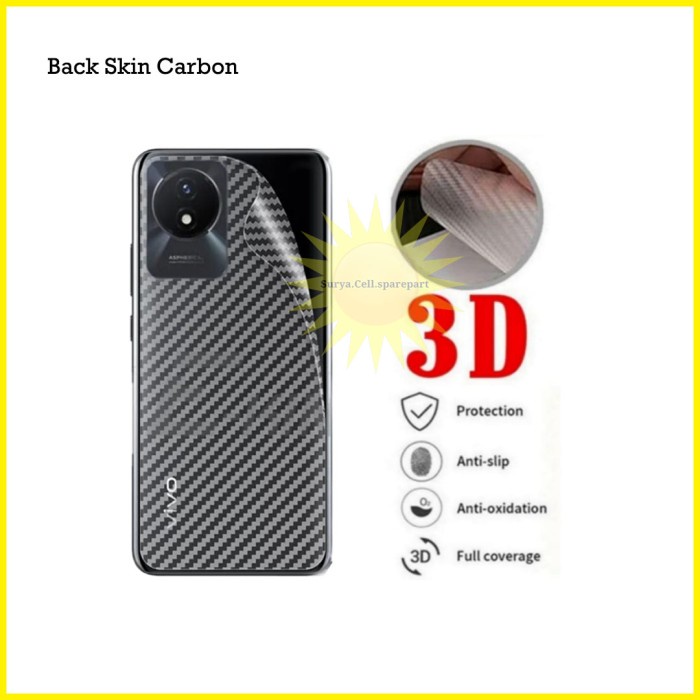 Back Skin Carbon Vivo Y02 - Skin Carbon Vivo Y02 2022