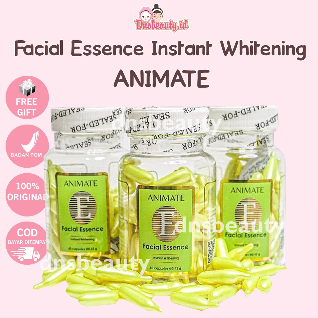 Jual Animate Facial Essence Serum Capsul Vitamin E Asli 100 Original