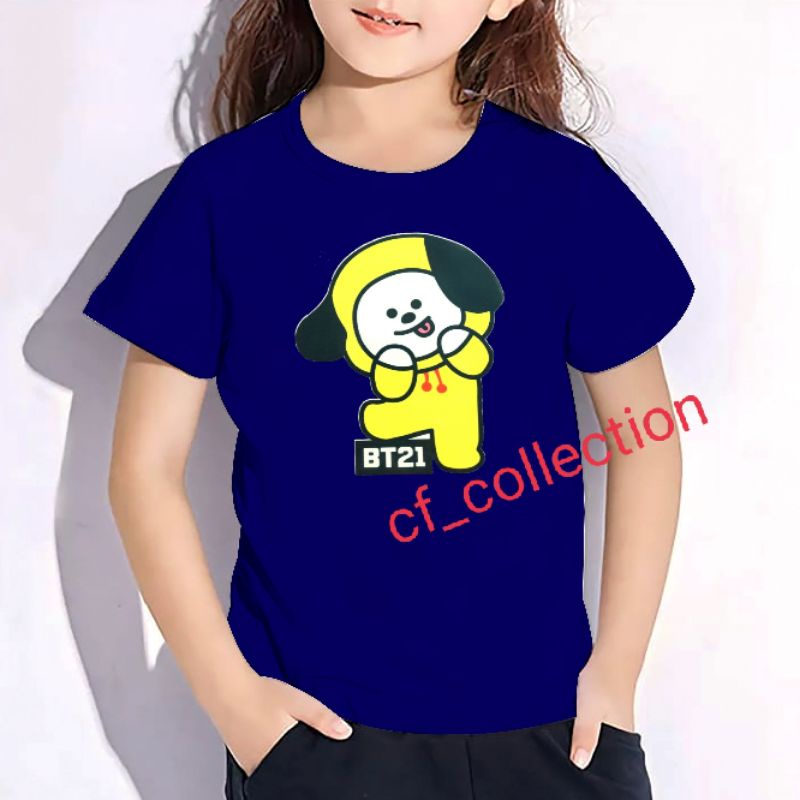 KAOS ANAK PEREMPUAN GAMBAR DFT 1 10 TAHUN