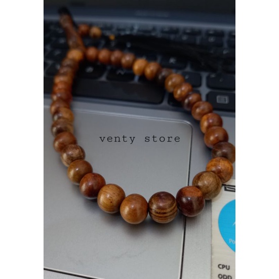 tasbih kayu gaharu 33 butir tasbih gaharu asli tasbih kayu gaharu wangi