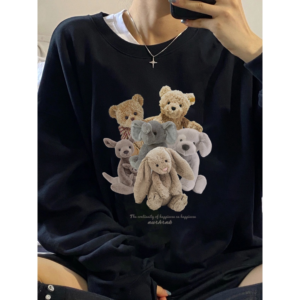 Sweater many dolls kaos oversize baju korean style wanita ootd A0384