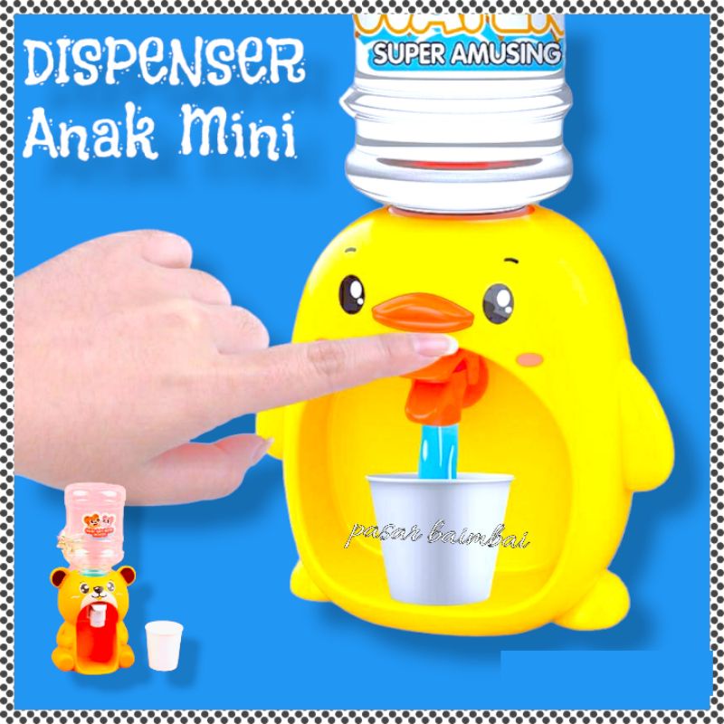 DISPENSER MINI ANAK KARAKTER GALON DISPENSER MINI SIMULASI AIR MINUM ANAK MAINAN ANAK GALON MINI MAINAN EDUKASI BANJARMASIN