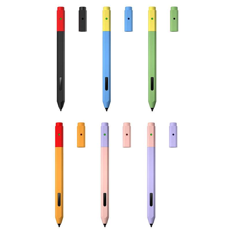 Silikon Pelindung Pensil Case Untuk Microsoft Surface Pencil Stylus Cover Non-slip Dust Proof Cover Tablet Touch Pen Kulit Lengan