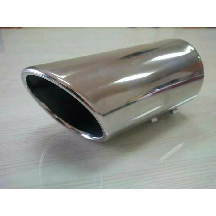 Knalpot Muffler / Buntut Knalpot Calya / Sigra Stainless (Miring)